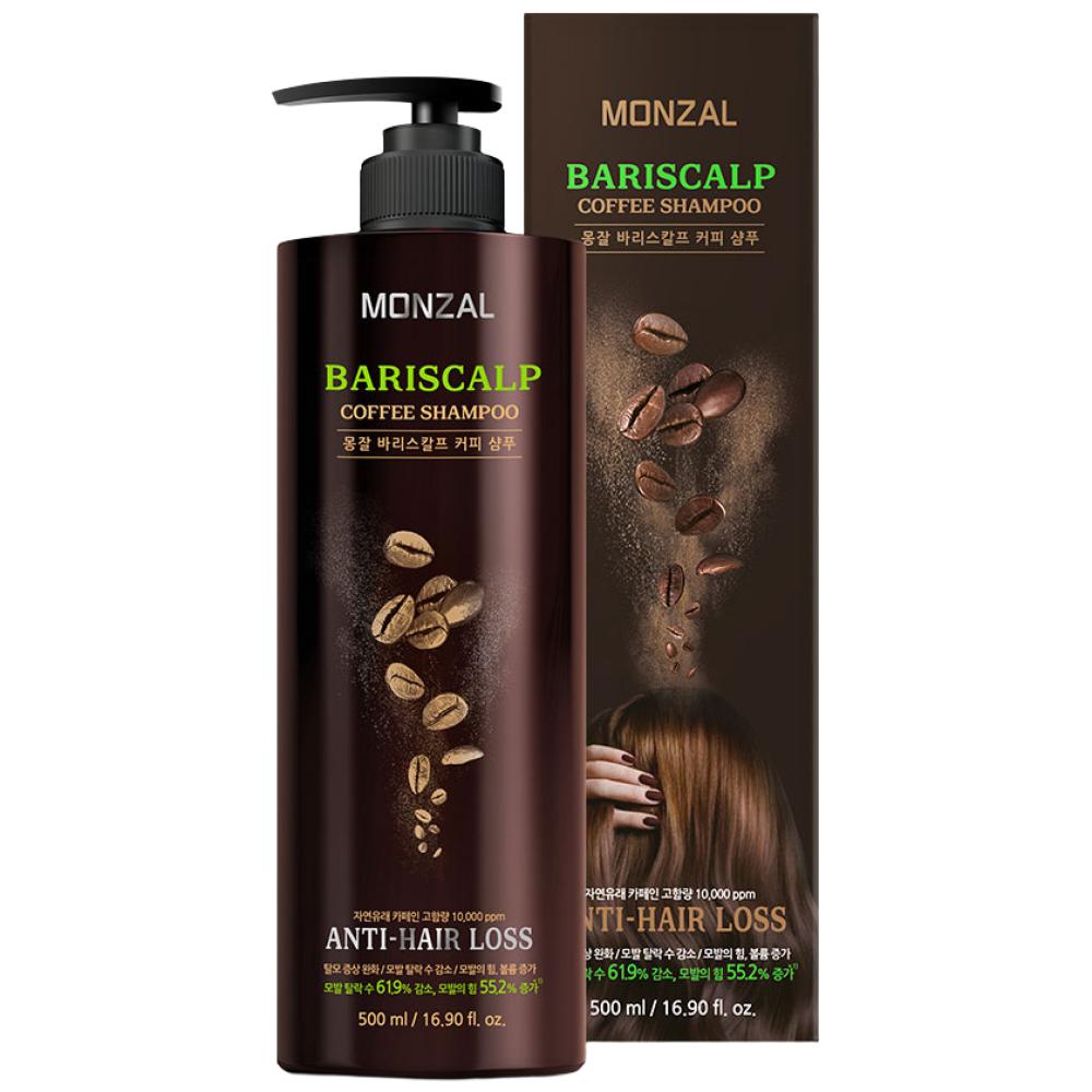 Mongjal Bariscalp Shampoo Coffee 500ml 1 Pcs