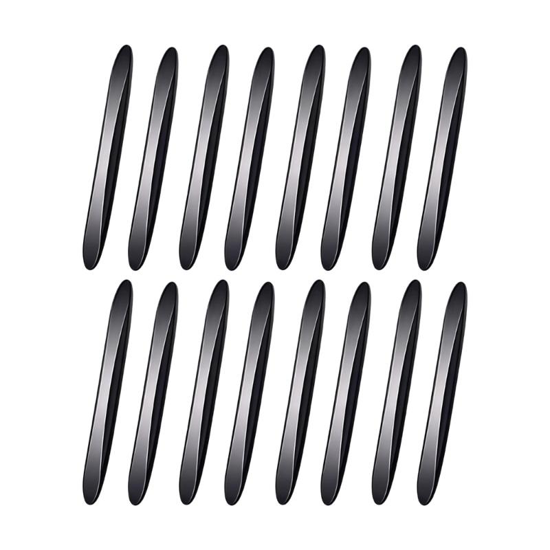 Vehicle Door Edges Guard Strips, Flexible PVC Door Bumper Protectors with Peels-and-Stick Setups for Everyday Car Owners