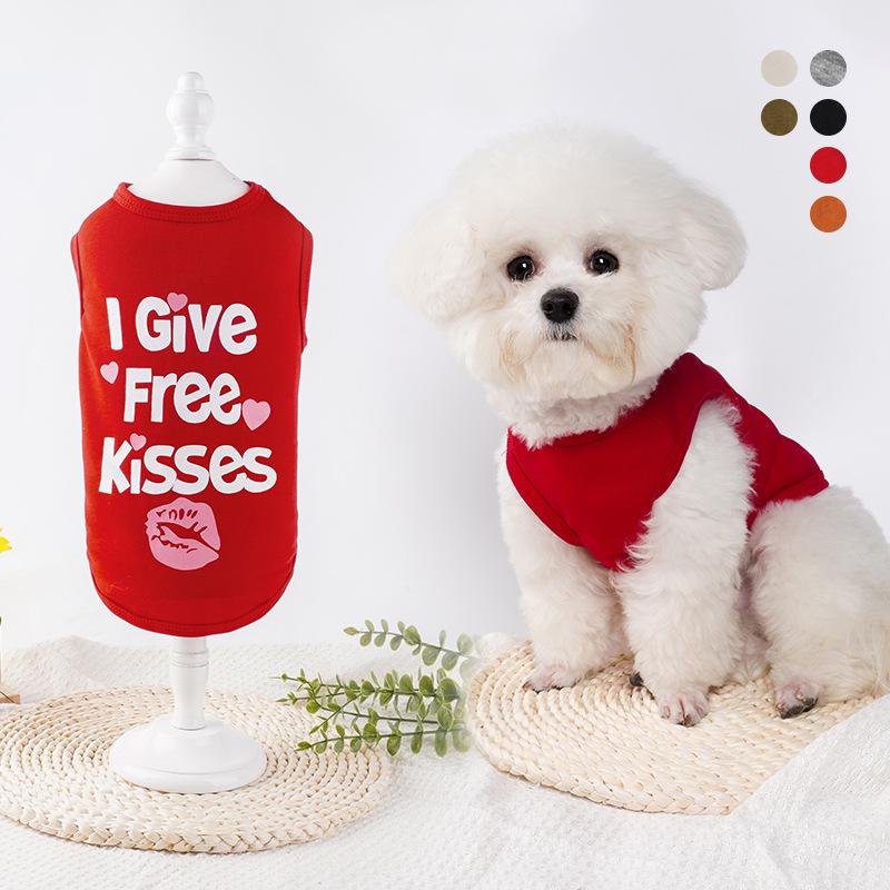 2025 Stylish Cotton Vest for Medium Dogs - Teddy & Bichon