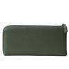 Long Wallet with Embossed Genuine Green [Nomura Shuhei] <Mei> L-shaped Zipper, Leather, No. 80272,