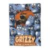 Coperta Grizzy Et Les Lemmings in Pile Corallo Peluche Traspirante Estiva per Divano Camera da Letto