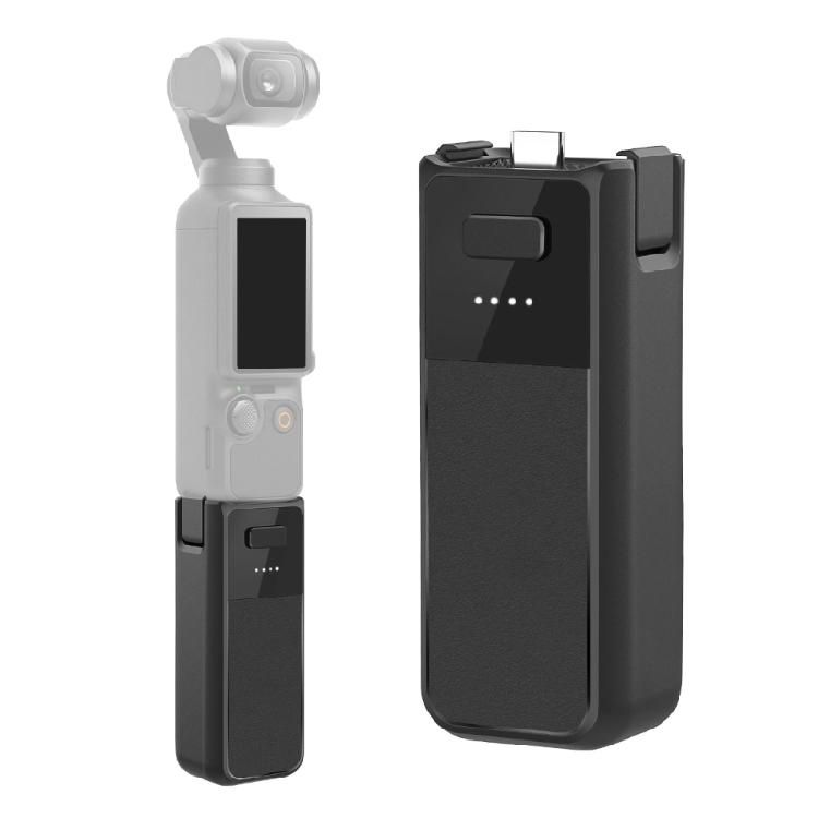 2800mAh Quick Charging Battery Handle with Type C Interfaces Battery Grip Replacement for Pocket 3