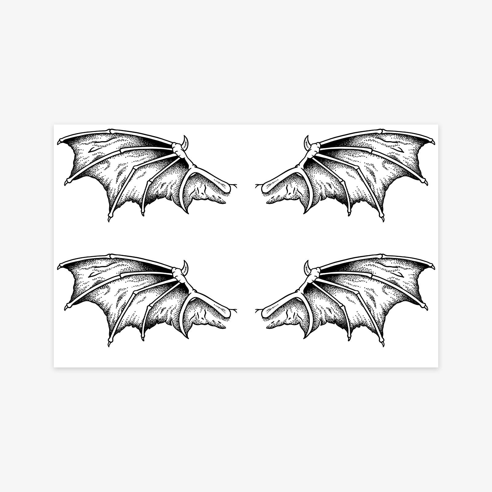 Herbal English short sentences Tattoo stickers Semi-permanent juice tattoo stickers Waterproof and long-lasting non-reflective 19*12