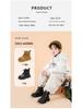 2025 Autumn/Winter New Martin Boots - Boys' & Girls' Fleece-lined Soft Sole Cotton Boots, British Style