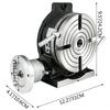 Rotary Table 8" Vertical & Horizontal Rotary Table, 8Inch Horizontal Vertical HV8 Precision 3MT Milling Drilling Machine Vernier Reading Milling