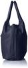 OFS Women's Navy Tote Bag, 1802-4J74-01, 3-Layer Construction with Multiple Pockets