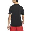 Nike Dri-FIT Kurzarm-Trainings-T-Shirt mit Buchstaben-Print für Herren, Oberteile, Schwarz, FD0135-010