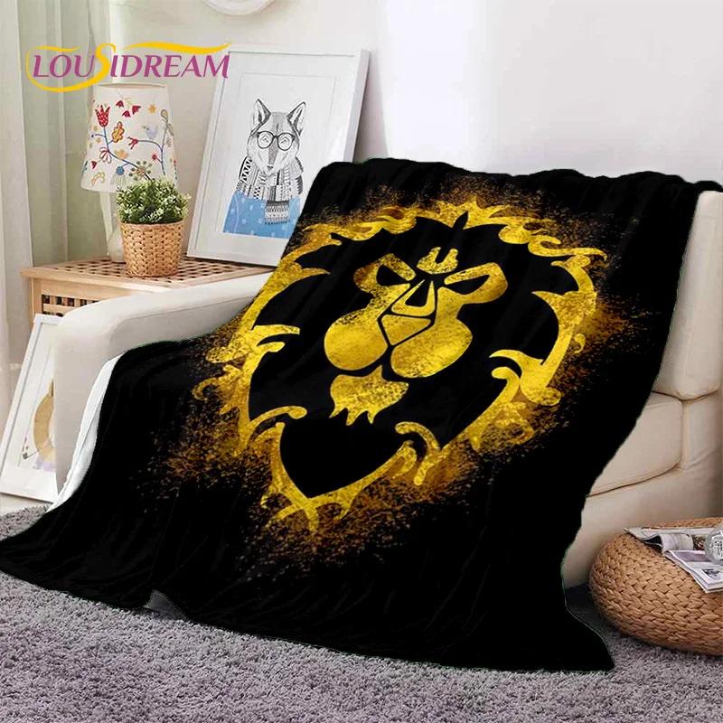WOW, World of Warcraft Demon Hunter, Lich King Game Flannel Blanket for Beds Bedroom Sofa Picnic,Throw Blanket Outdoor Leisure