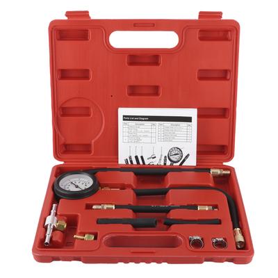 Kraftstoffeinspritzung Tester Pumpe Druckprüfmanometer Messgerät 0?100 PSI Nur für Benzinmotor