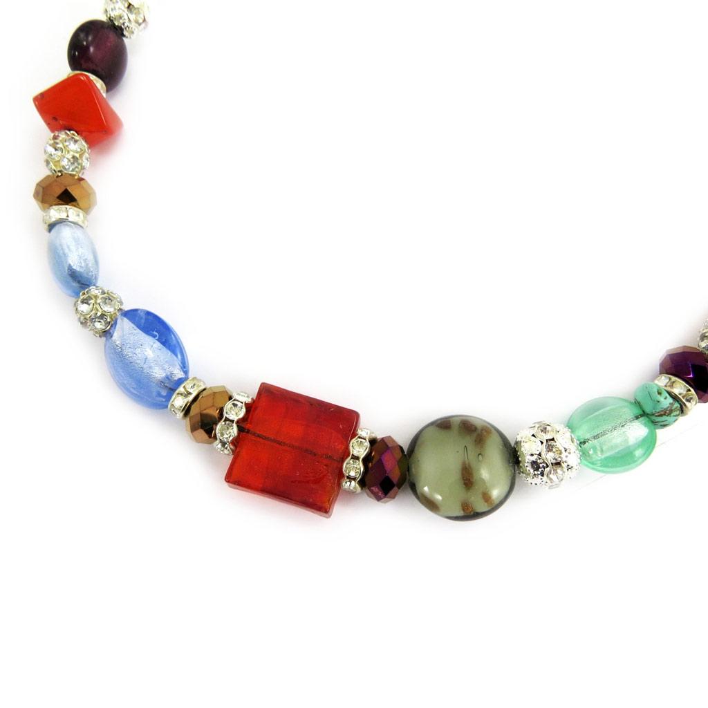 Les Trésors De Lily [G5179] - Necklace 'Mineralia' Tutti Frutti