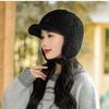 Winter Men Women Trapper Aviator Trooper Earflap Warm Waterproof Ski Down Hat Bomber Cap Ear Protector Hats Double Sided Wearing