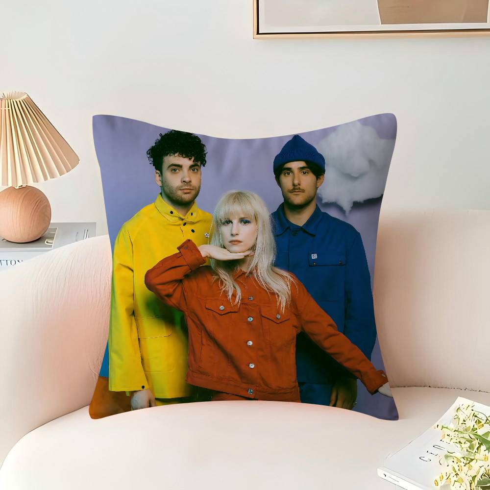Rock Band P-Paramore Personalized Pillow Dust Cover Bedroom Kids Party Decoration Pillowcase Birthday Children Gift