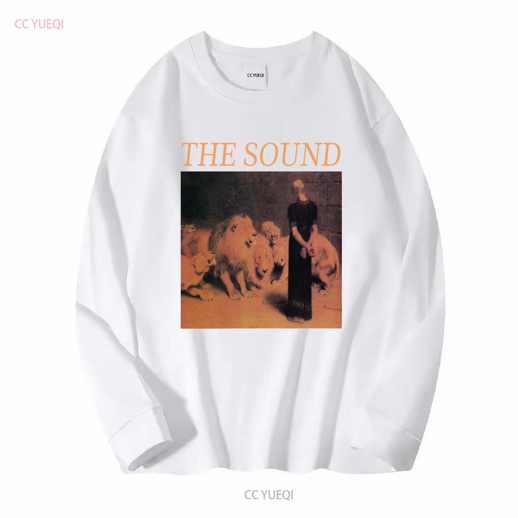 the sound T Shirt from lions mouth vintage Washed Stylish Top For Everyday Wear Casual Versatile Unisex homme fashion Soft