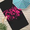 Band The Warning Towel Polyester Beach Towel Quick Dry Sand Free Bath Towel for Summer Pool Travel Vacation