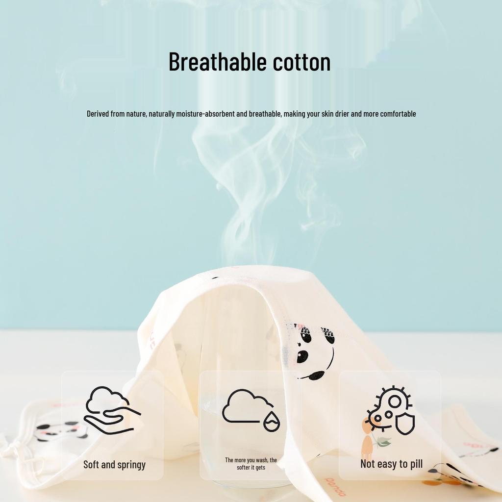 Set Kimono Top și Pantaloni Bumbac Pur Patru Anotimpuri pentru Nou-născuți