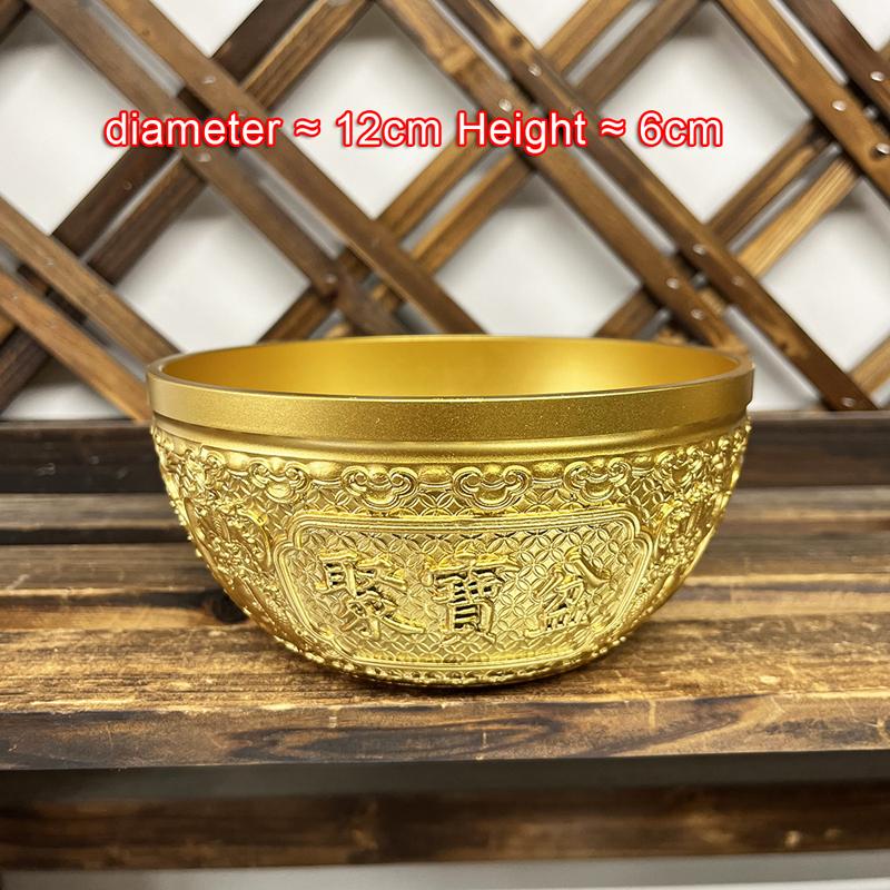 

Creative Copper Ruyi Cornucopia Decoration, Home Living Room, Shop Opening for Buddha Supplies, Blessing Gift, Decor Bowl, 1Pc
