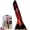 7 Colors Back Line Seamed Party Medias 10D Contrast Color Stretchy Nylon Thigh High Stockings Hot Pole Dance Clubwear