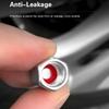 Car Tyre Wheel Valve Cap Cover Auto Accessories For Mitsubishi Lancer Ralliart ASX Mirage Pajero Xpander Attrage L200 Eclipse