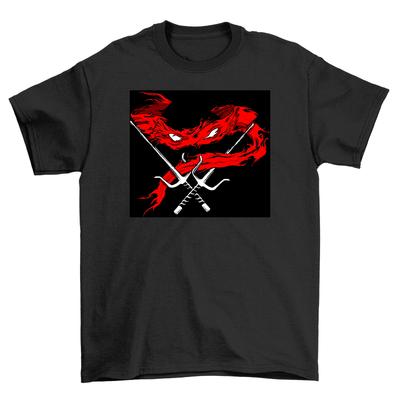 Raphael the Red Dragon T-Shirt Mens Womens Tees Top - Unleash Your Inner Warrior! Funny Design, Unise