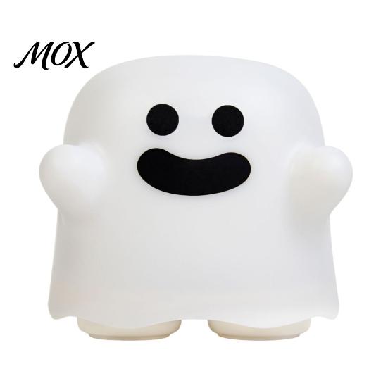 Rechargeable Bedroom Decor Ghost Night Light, Touch Control Dimmable Bedside Lamp, USB Squishy Ambient Funny Cartoon Atmosphere Lamp Light with 30-Min