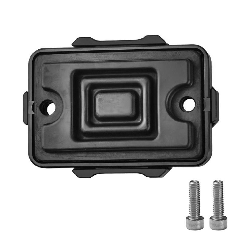 2 Stück Erhöhte Haltbarkeit Motorrad Öltankabdeckung mit Schrauben Bremsflüssigkeitsbehälterdeckel für ADV-Fahrer