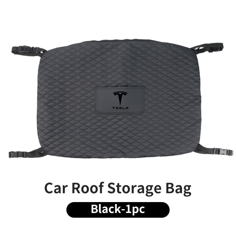 

Car Valve Ceiling Storage Net Pocket Roof Bag Stowing Tidying Accessories For Tesla Model 3 Model S Model X Model Y Roadster