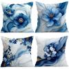 Marble Flower Cushions Pillowcase Polyester Cushion Cover Throw Pillow Pillowcover Home Car Sofa Decor
