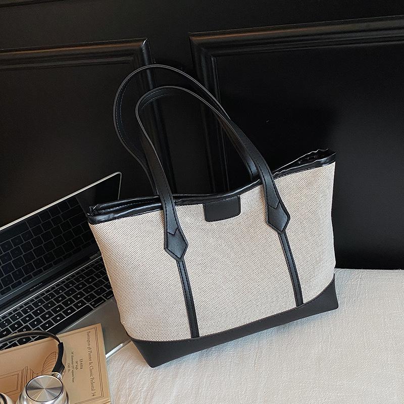 

Autumn high-end commuting large-capacity bag new women s bag casual versatile shoulder armpit bag чёрный