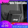 For Jeep Auto Door Seat Back Trash Bin Auto Organizer Storage Box Car Trash Can Garbage Rubbish Holder For Jeep Renegade Wran