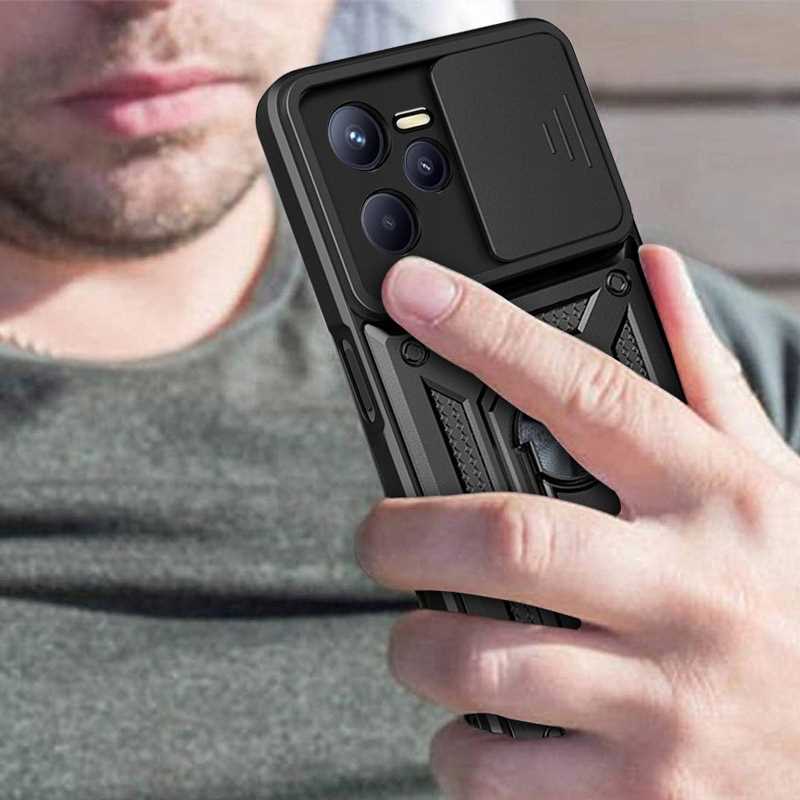 Sc Camring Realme C35/Narzo 50A Prime Czarn