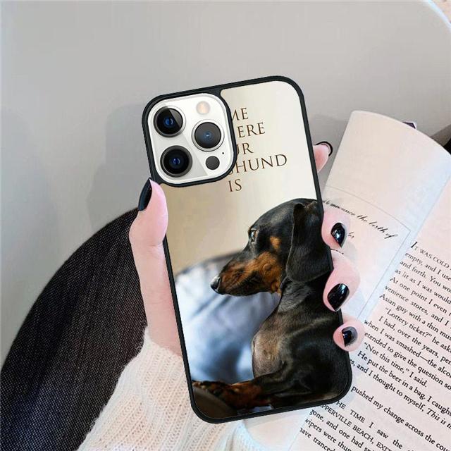 

Dachshund Doberman Dog Coque Shell For iPhone 17 Air 15 16 14 13 12 Pro Max 11 Pro Max Plus Phone Case Cover iPhone 15pro max