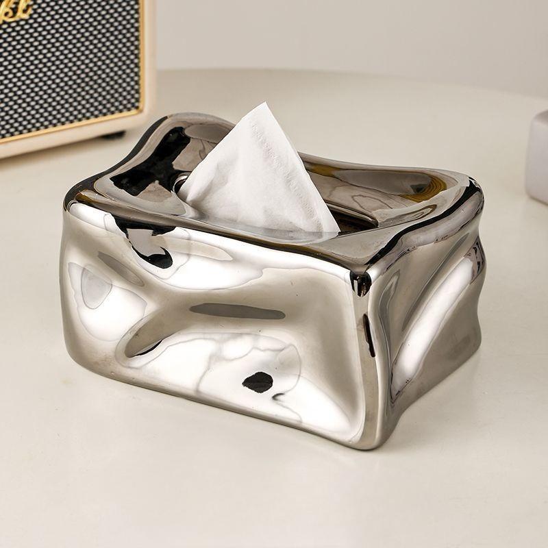 Ins Luxus Kreativer Keramik Taschentuchboxhalter für Wohnzimmer Zuhause Desktop Dekor