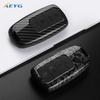 Carbon Fiber Abs Car Key Case Cover For Chery Tiggo 8 Plus 8 Pro 7 Pro Arrizo 5 Plus  Protected Holder Fob Accessories Bag