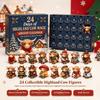 2026 Highland Cow 3D Christmas Countdown Calendar, 3D Stereoscopic Highland Cow Ornament, Christmas Gift for Adults And Friends