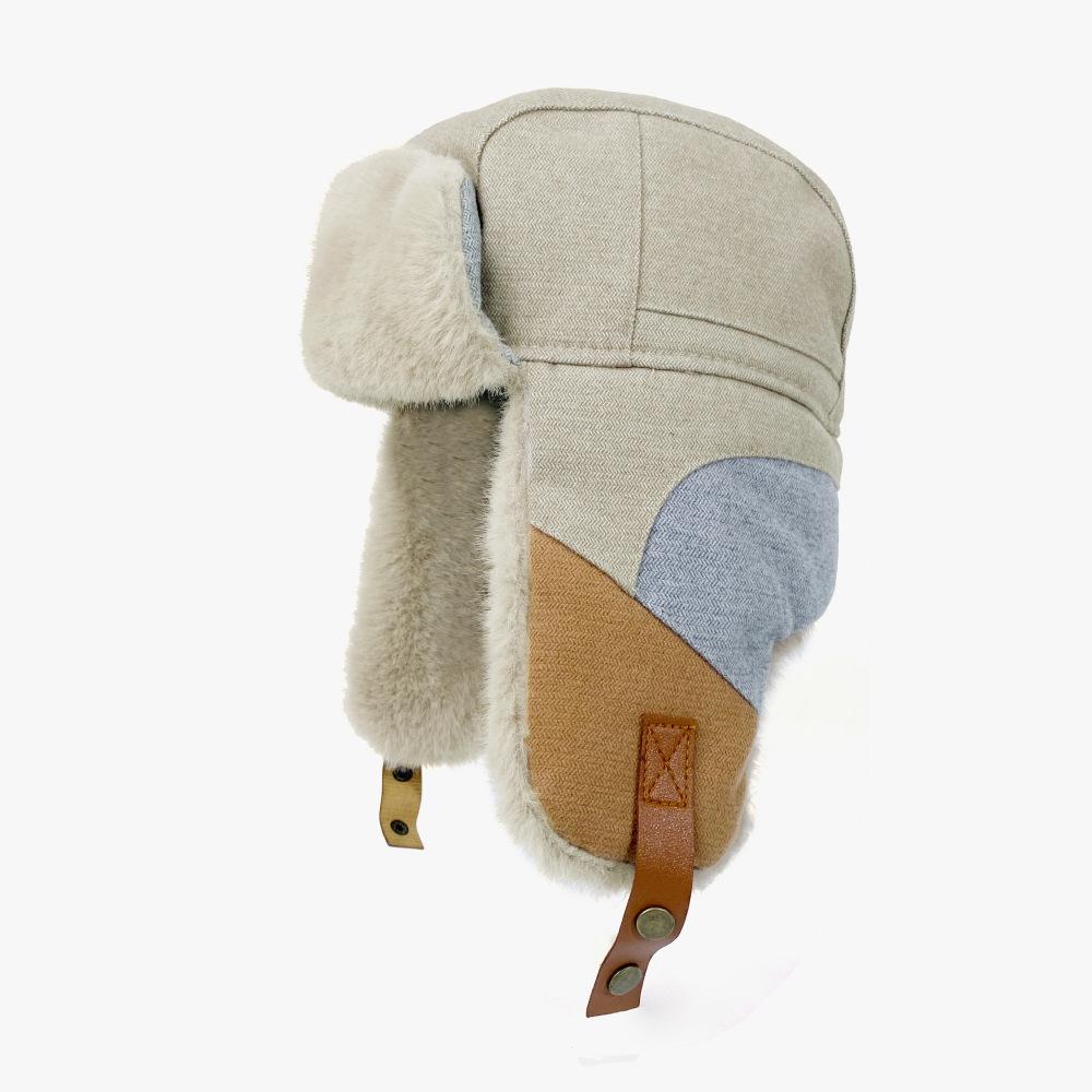 Lei Feng Hat Men's Cold proof and Warm Ear Protection Fashionable and Versatile High End Outdoor Riding Hat Women's Windproof