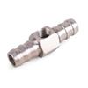 1/2NPT Or 3/8NPT Fuel Line Hose T-Fitting Adapter Fit 1/8-27 NPT Port For Fuel Pressure Gauge Sensor With Hose Clamps