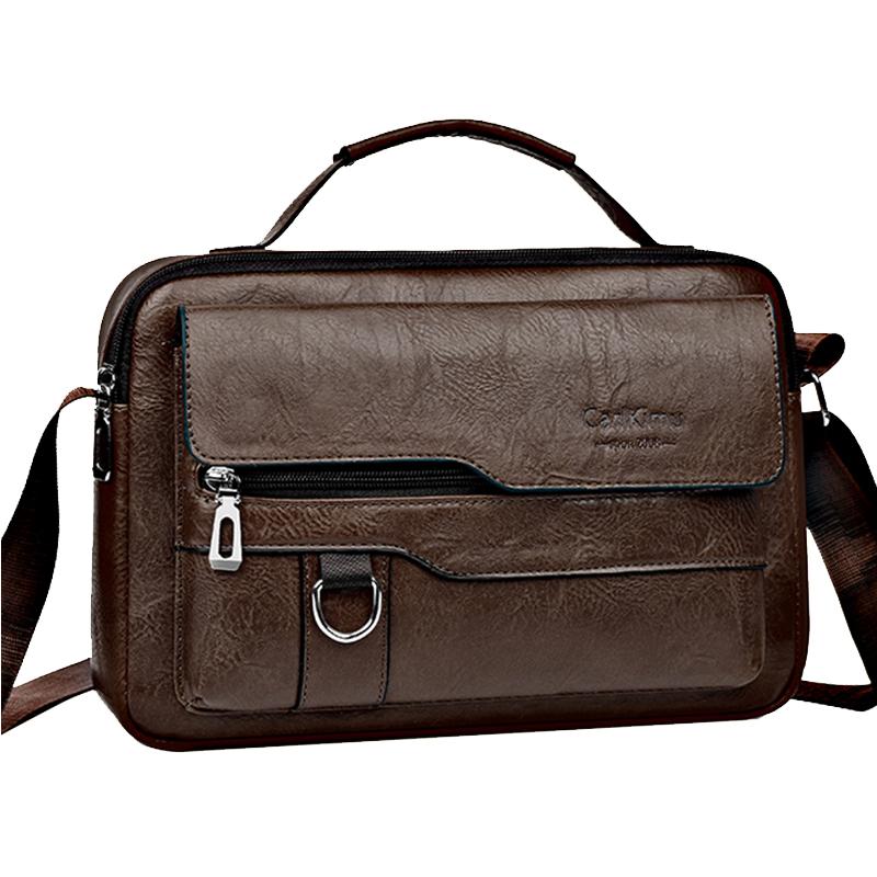 Men's and women's cross-body and shoulder bag for business, simple and casual, with minimalist design. Made of PU .