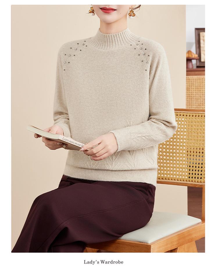 2025 New Stylish Winter Knit Sweater for Middle-aged & Elderly Women
