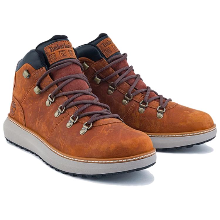 Timberland Breathable Waterproof Comfortable Short Outdoor Boots Men boots Rust A69RD-EM6