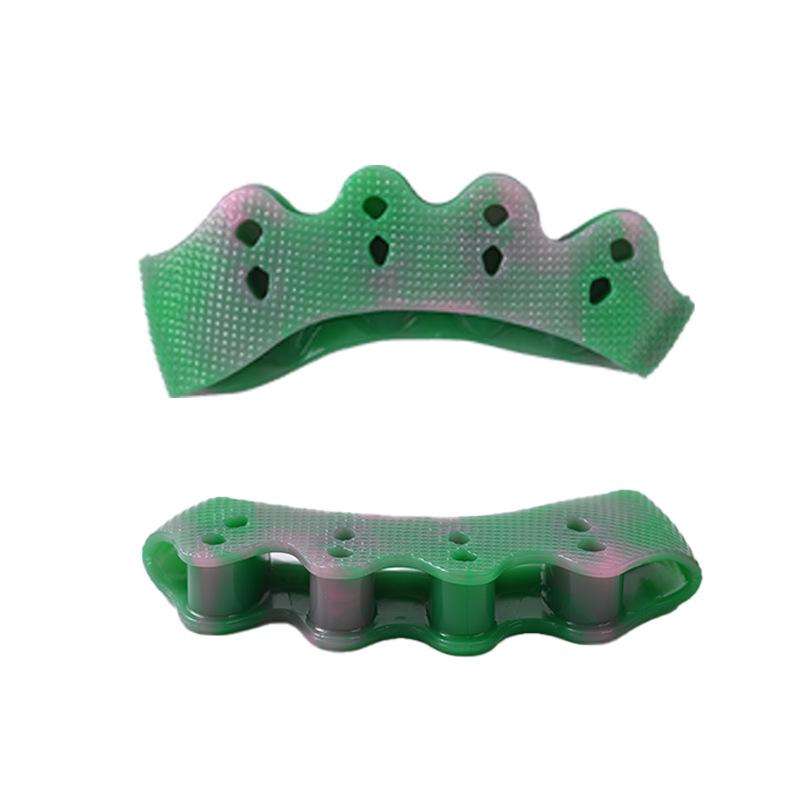 Colorful SEBS Five-Hole Toe Separator for Bunions and Overlapping Toes
