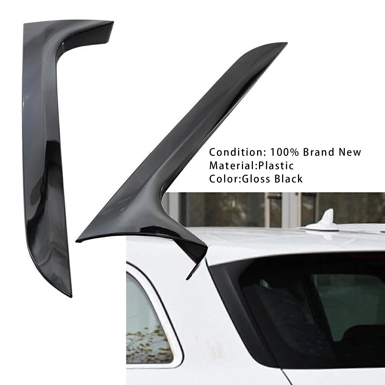 

Пара глянцевых черных боковых спойлеров заднего стекла для A6 C7 Allroad 12-18