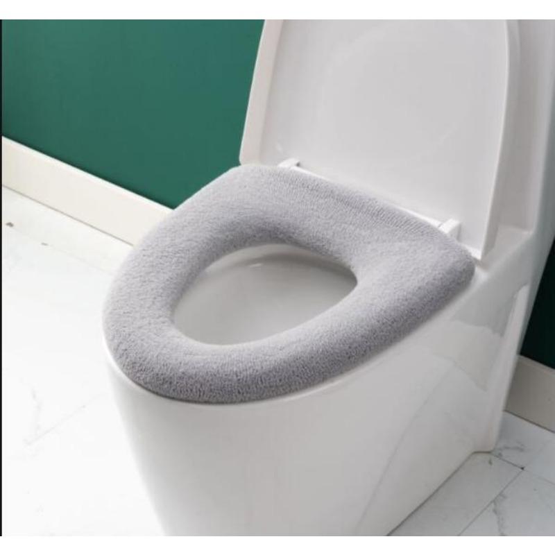 Rukojeť Toaletní sedátko Univerzální Pletené omyvatelné WC sedátko Potah na sedátko pro domácnost Silné Teplé sedátko na WC