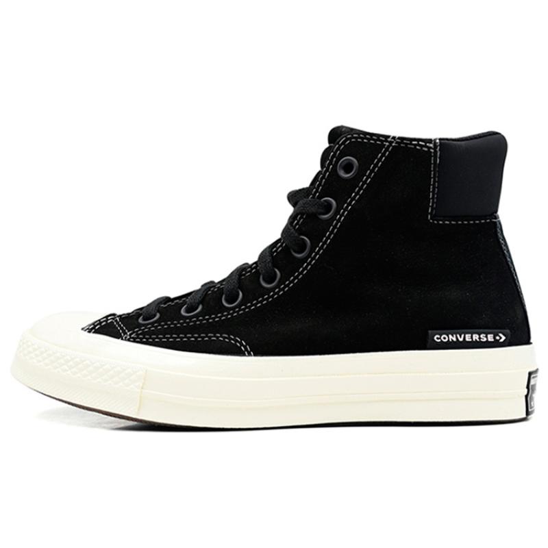 Converse 1970s Chuck Taylor All Star Comfortable and Versatile Daily High-Top Canvas Shoes Unisex Black