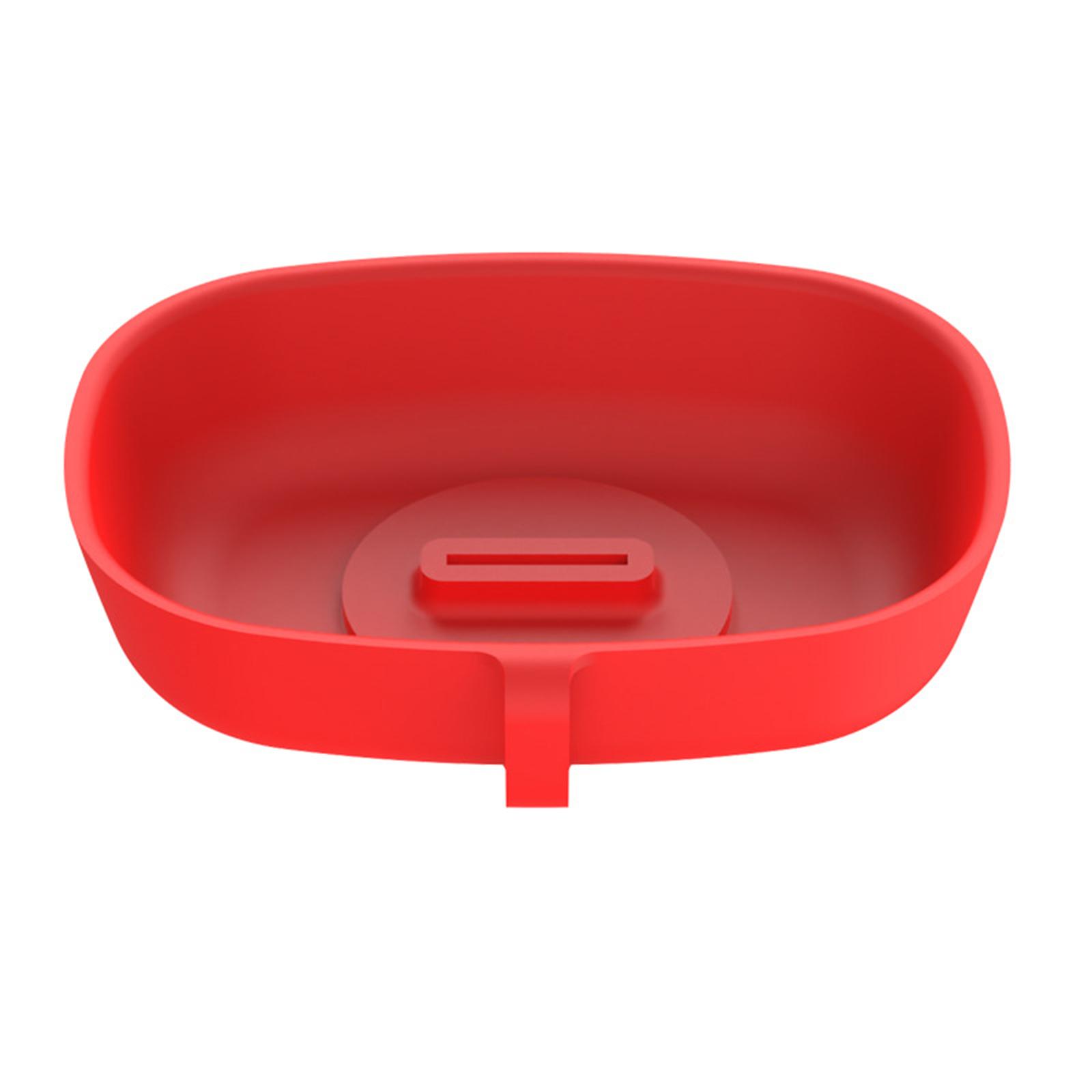 

Silicone Ice Cream Holder Two in One Popsicle Stand Reusable NonSlip Base for Frozen Treats and Dessert Snacks One Size красный