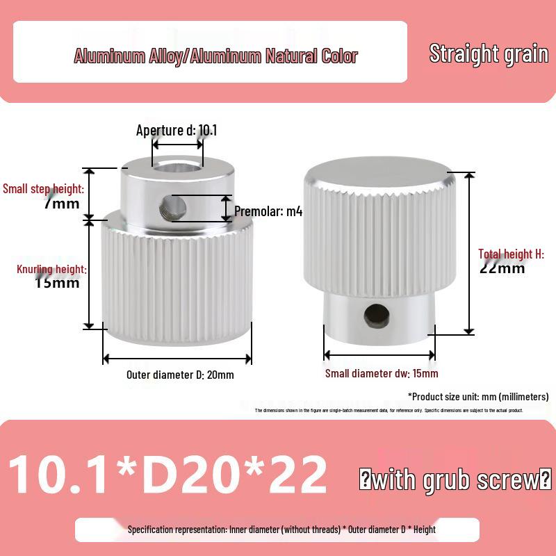 Stainless Steel Handwheel Handle for M3-M6 Adjustable Aluminum Alloy Nut Fixture Slide Table
