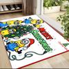 1Pc Christmas Minion Celebration Carpet Rug Soft Washable Antislip Home Living Room Sofa Mats Personalized Christmas Rug