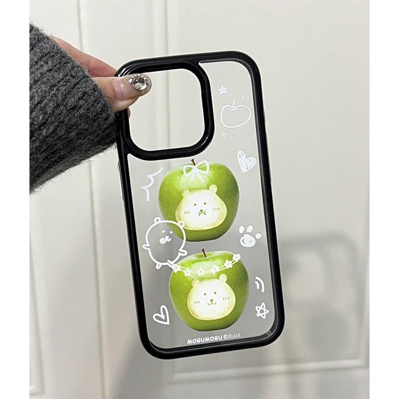 

Green for Apple Bear for Apple 16 Promax All-inclusive Anti-fall Mobile Phone Case 16 Simple for IPhone 15 Protection 14 For Apple 11