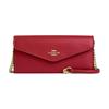 Klare Old Hardware Accessories Chain Shoulder Strap Calfskin Wallet Small Size Women's True Red True Red