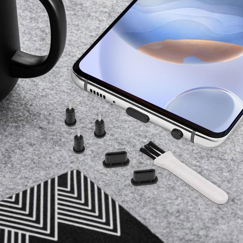 Type C Plug Dust Plug 3.5mm Headphone Plug USB Type-C Charge Port Protector Covers Mobile Socket Phone Charging Port Protective