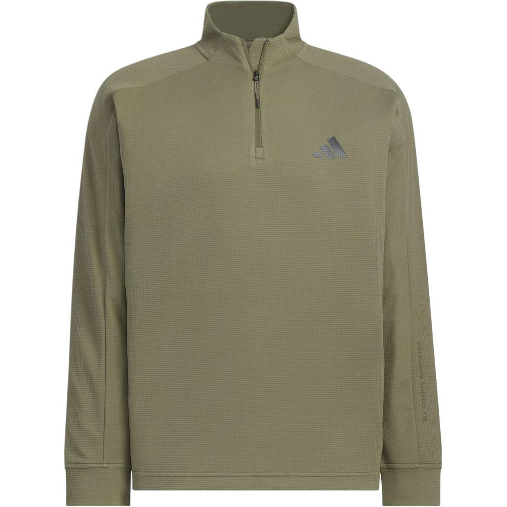 Adidas FW25 Modern Tech Waffle Crew Sweatshirt Men Tops KB5211